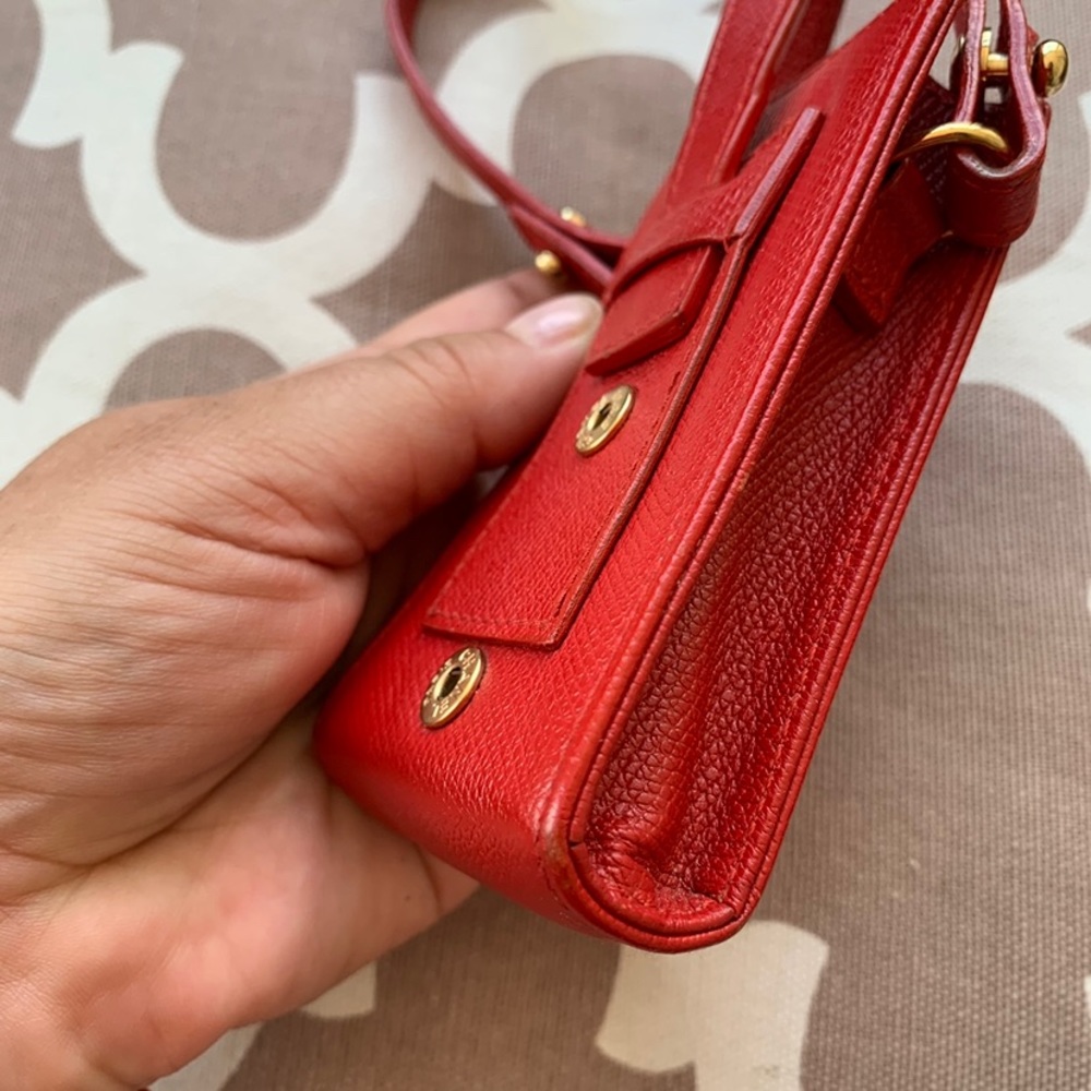 Chanel Vintage leather cc phone holder. Pouch. Purse - Picture 13 of 16